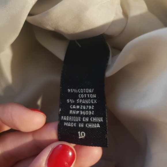 Y2k Optimum Pure and Simple beige skirt. - Picture 3 of 7